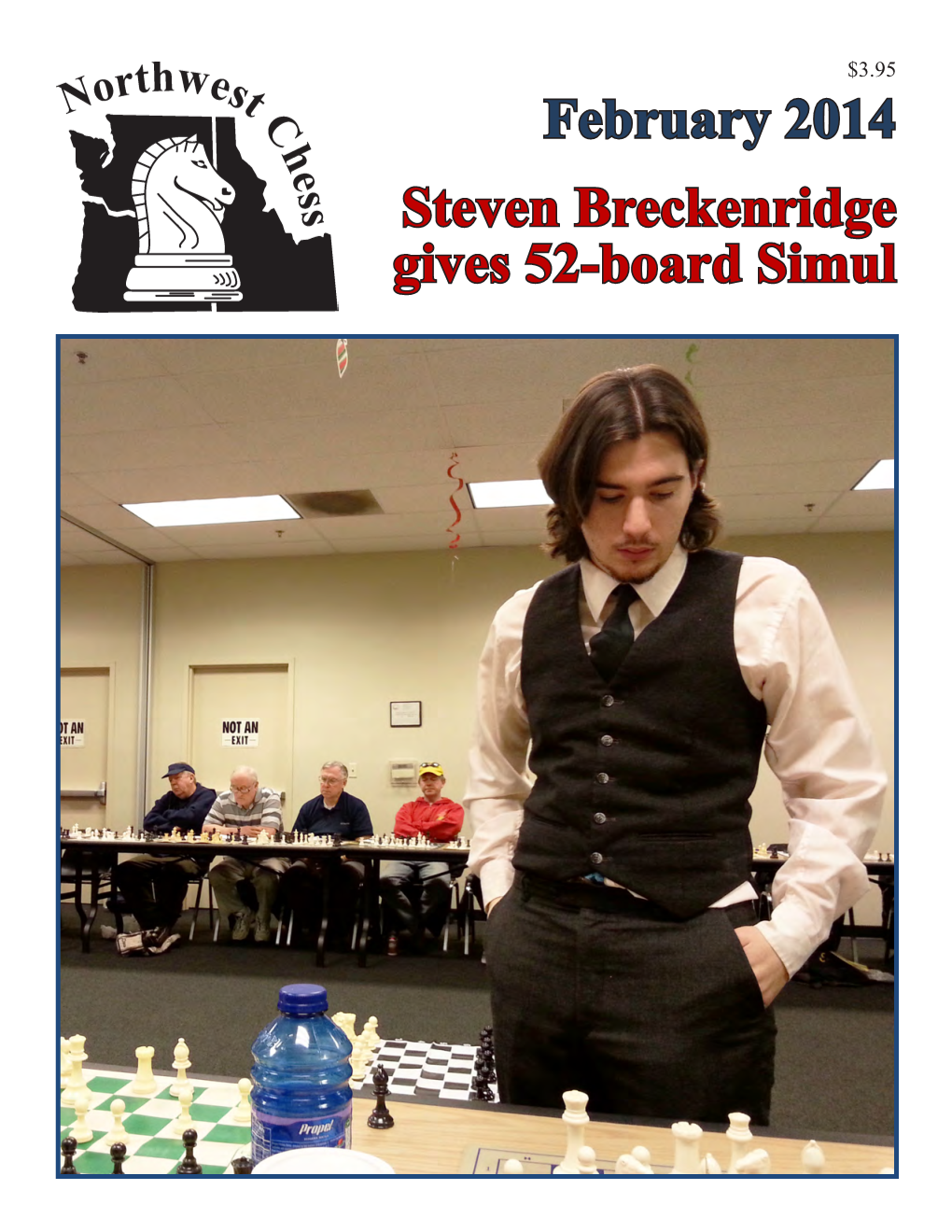 February 2014 Steven Breckenridge Gives 52-Board Simul