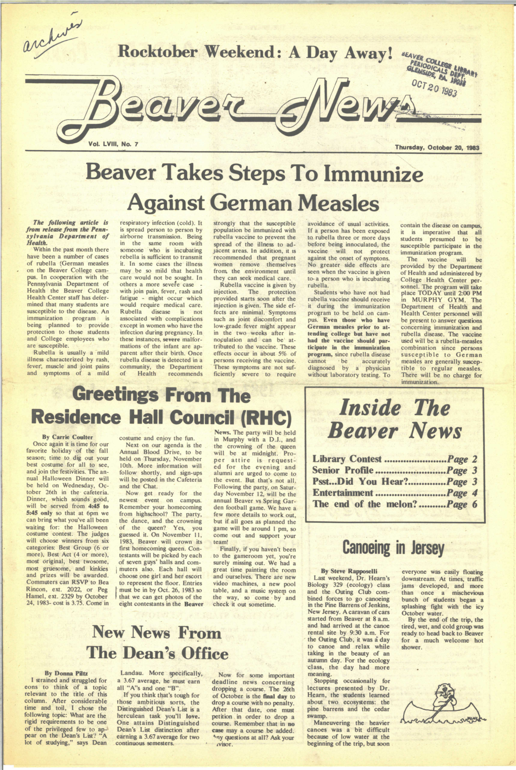 Beaver News, 58(7)