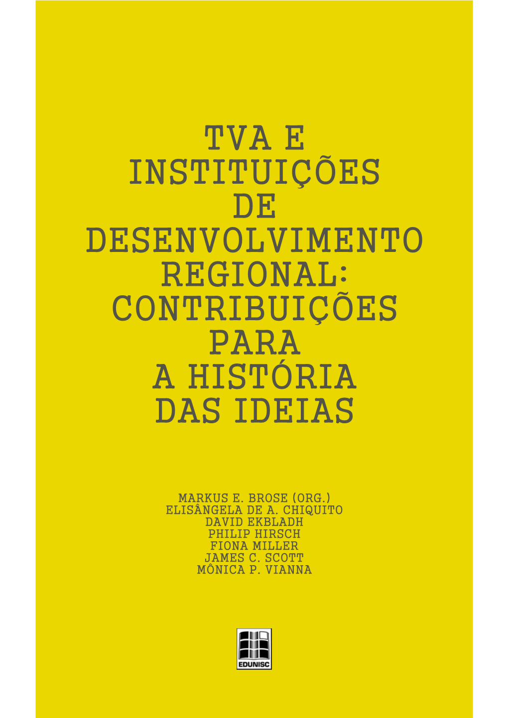 TVA E Instituições De Desenvolvimento Regional