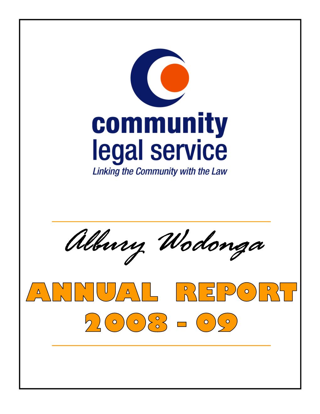 HRCLS Annual Report 2008-09