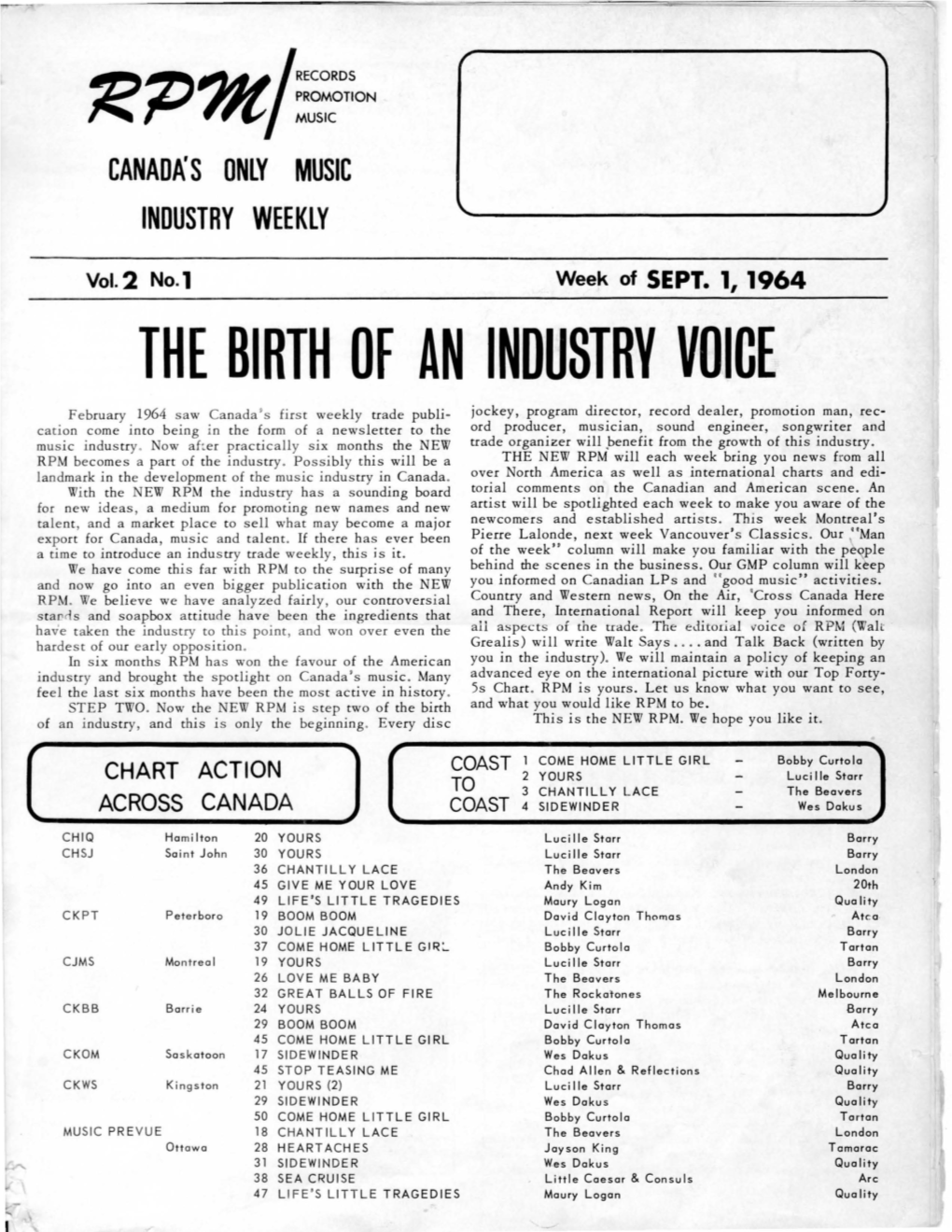 The Birth of an Industry Voice