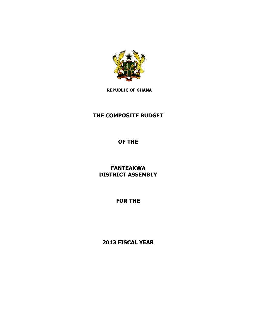 The Composite Budget of The