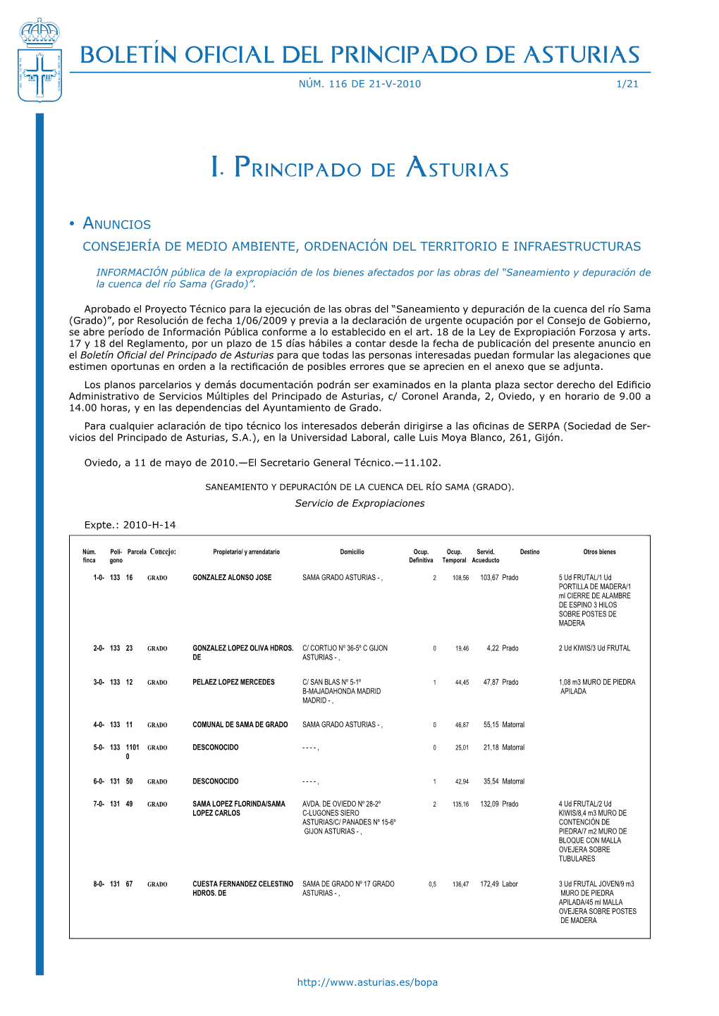 Boletín Oficial Del Principado De Asturias