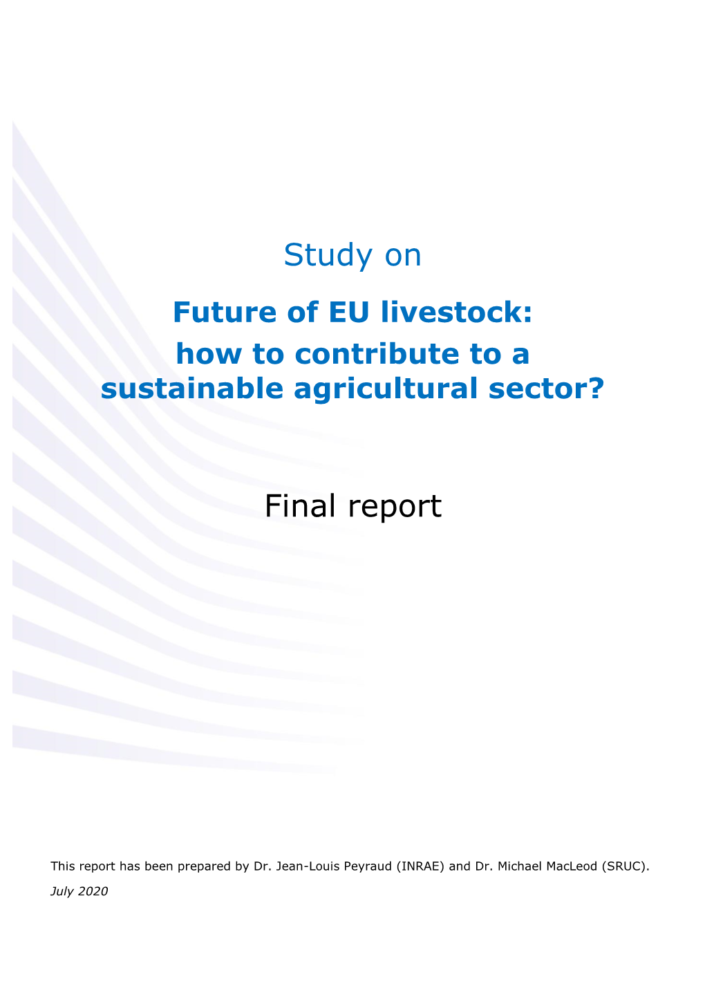 How to Contribute to a Sustainable Agricultural Sector?