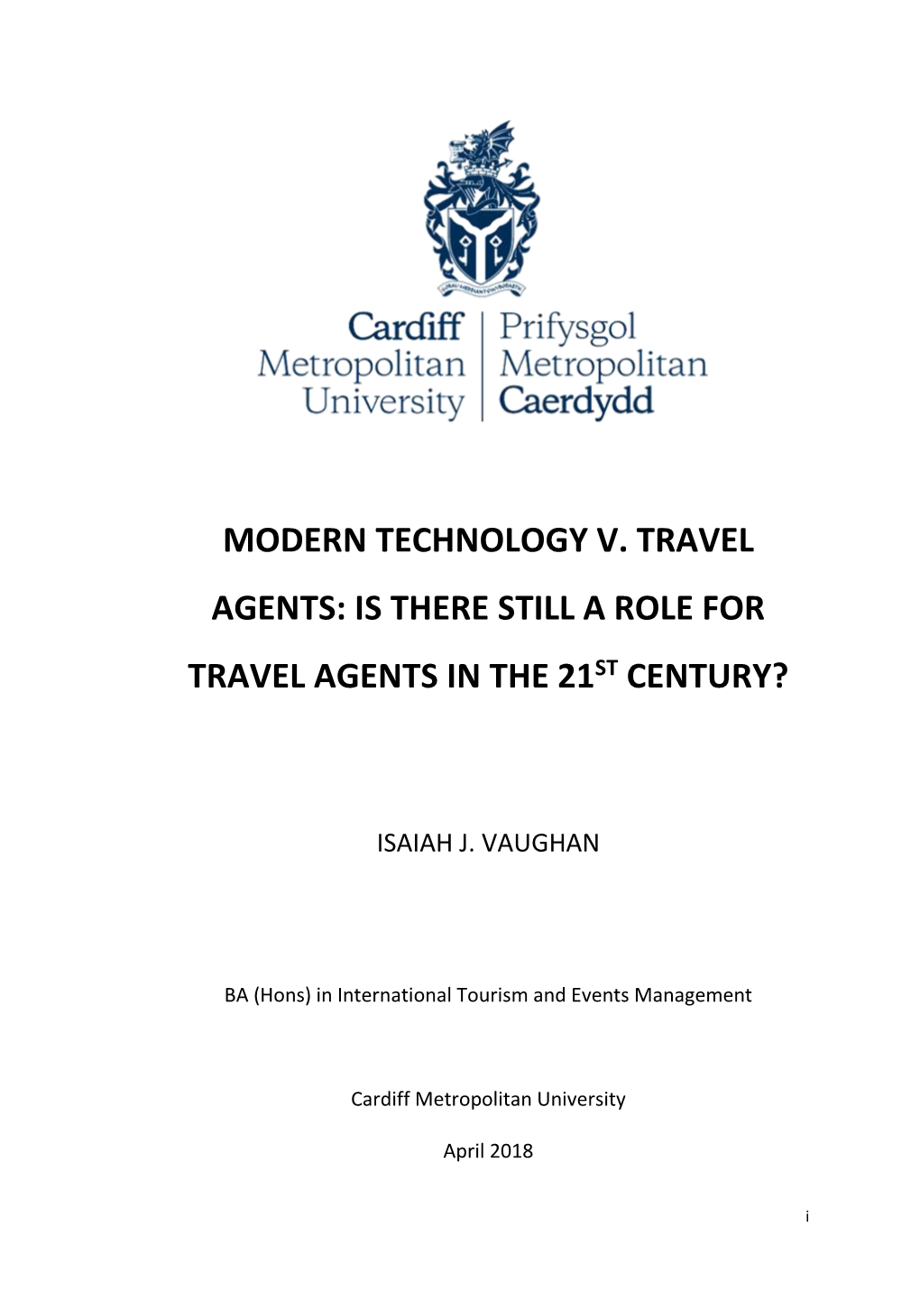 Is There Still a Role for Travel Agents in the 21St Century?