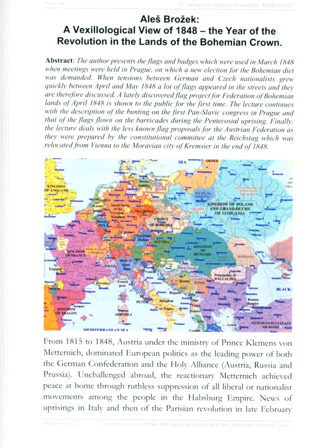 A Vexillological View of 1848—The Year of the Revolution In