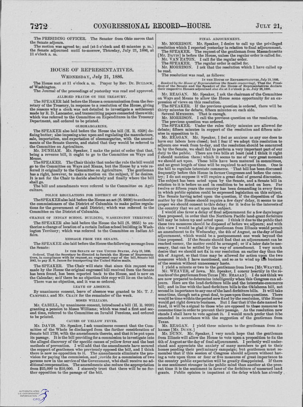 7272·. Congressional Record-House. July 21;