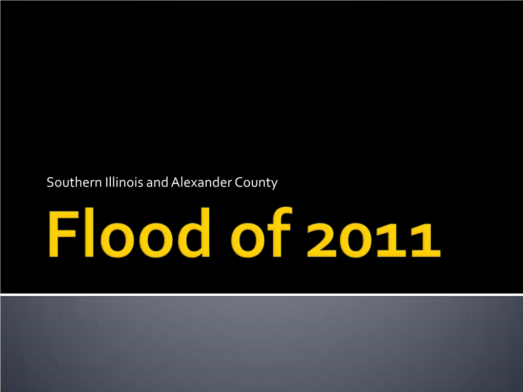 Alexander County Flooding in 2011