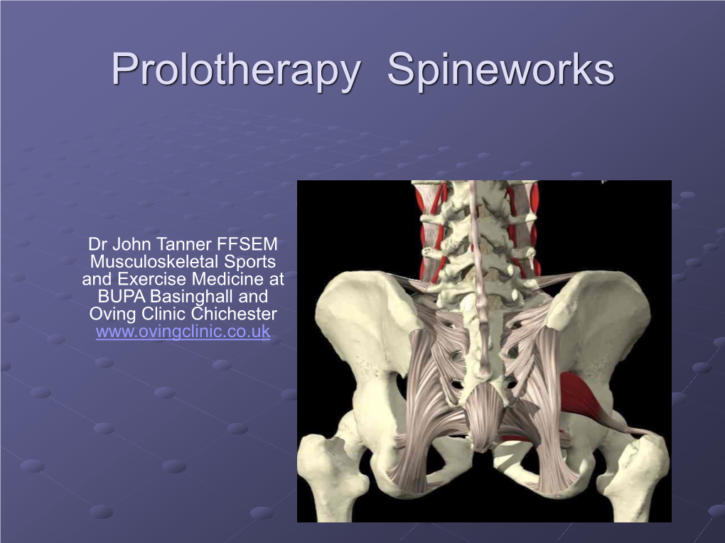 Prolotherapy Spineworks