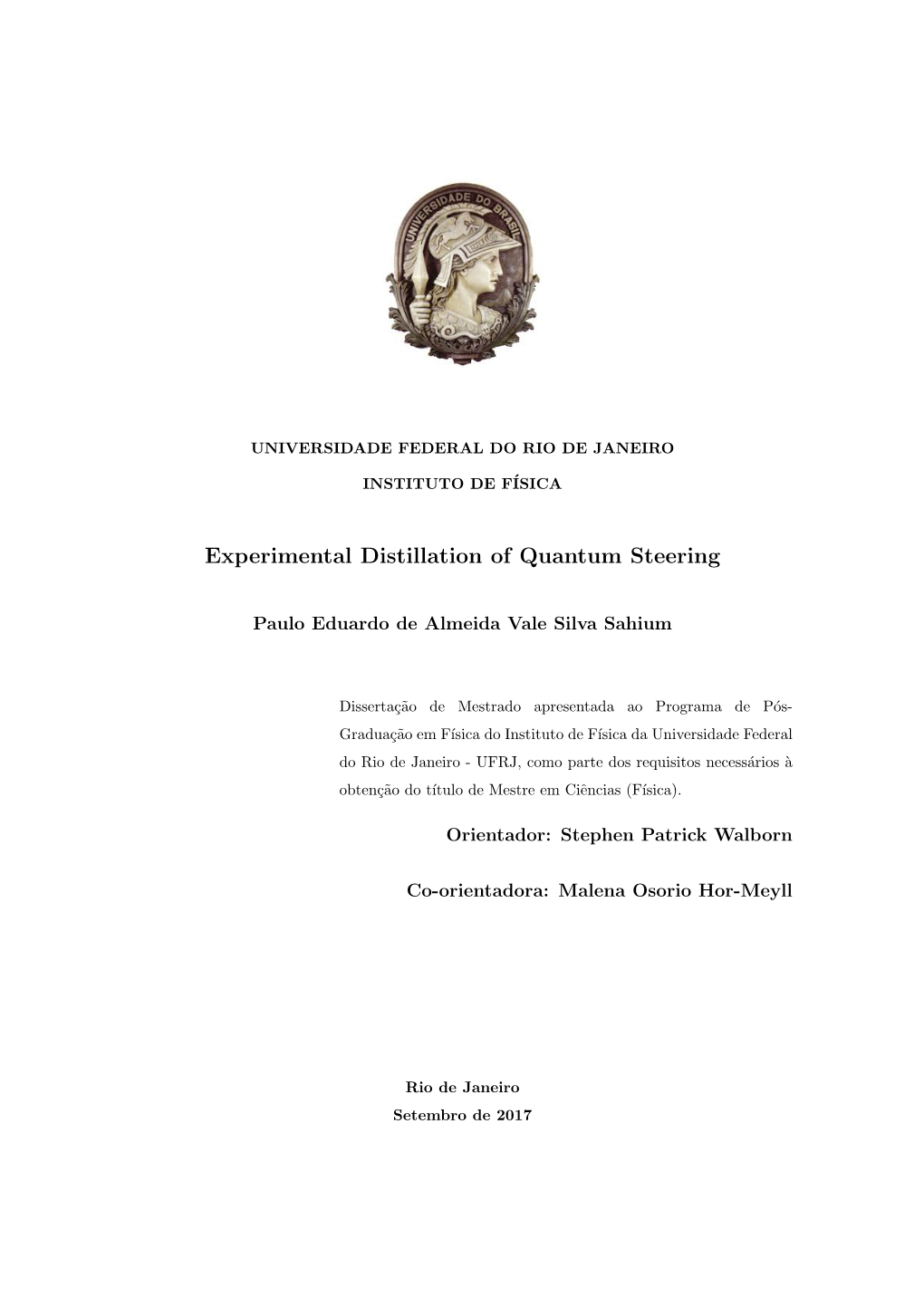 Experimental Distillation of Quantum Steering