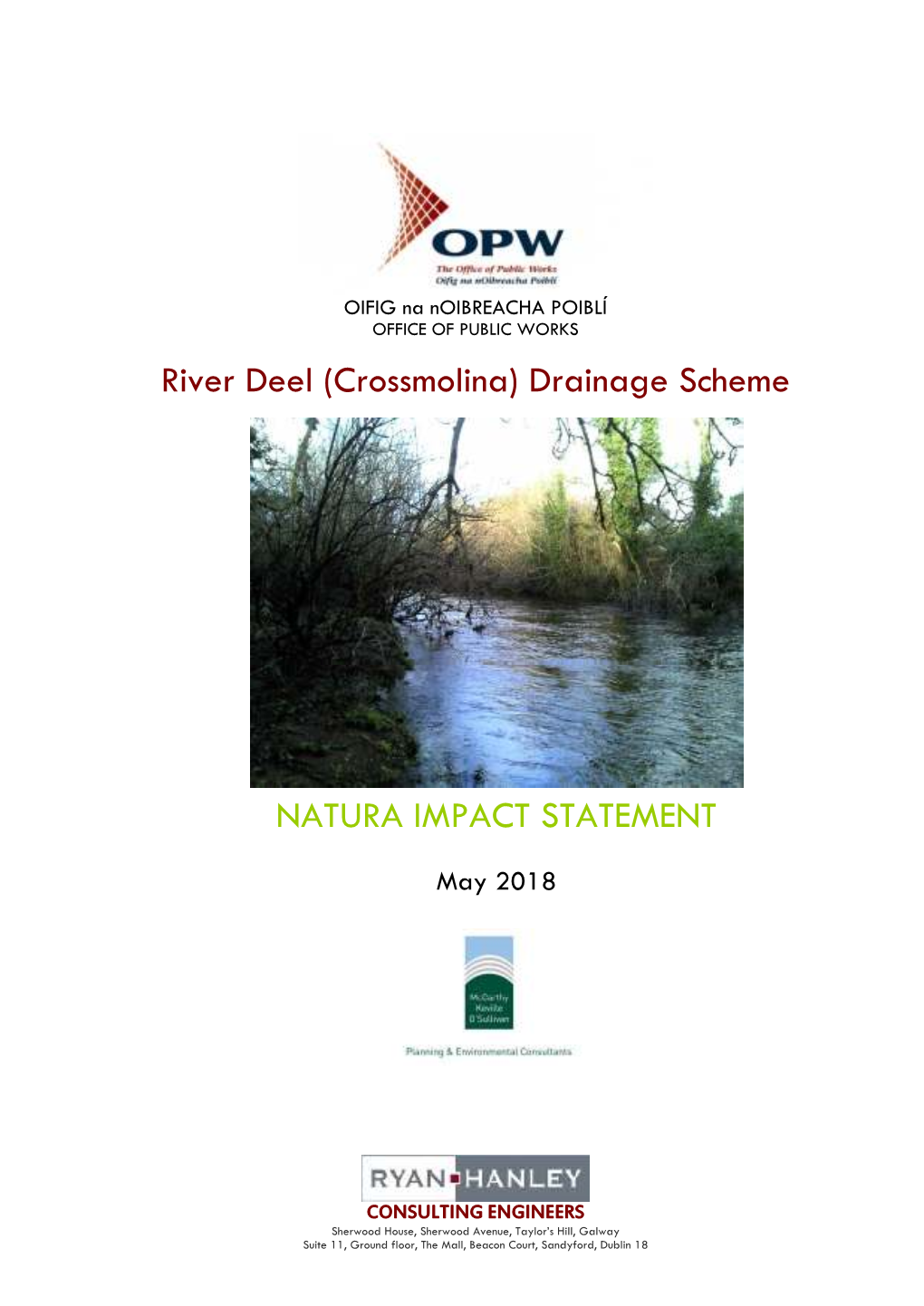 River Deel (Crossmolina) Drainage Scheme NATURA IMPACT STATEMENT