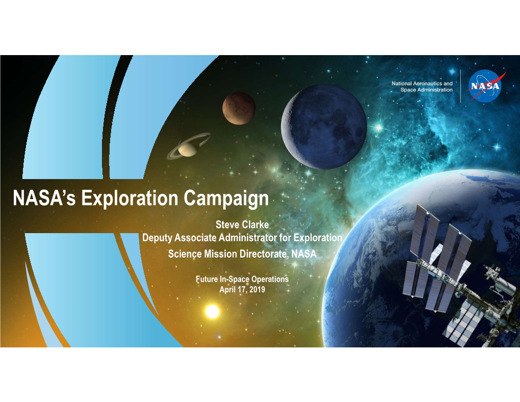 NASA's Exploration Campaign