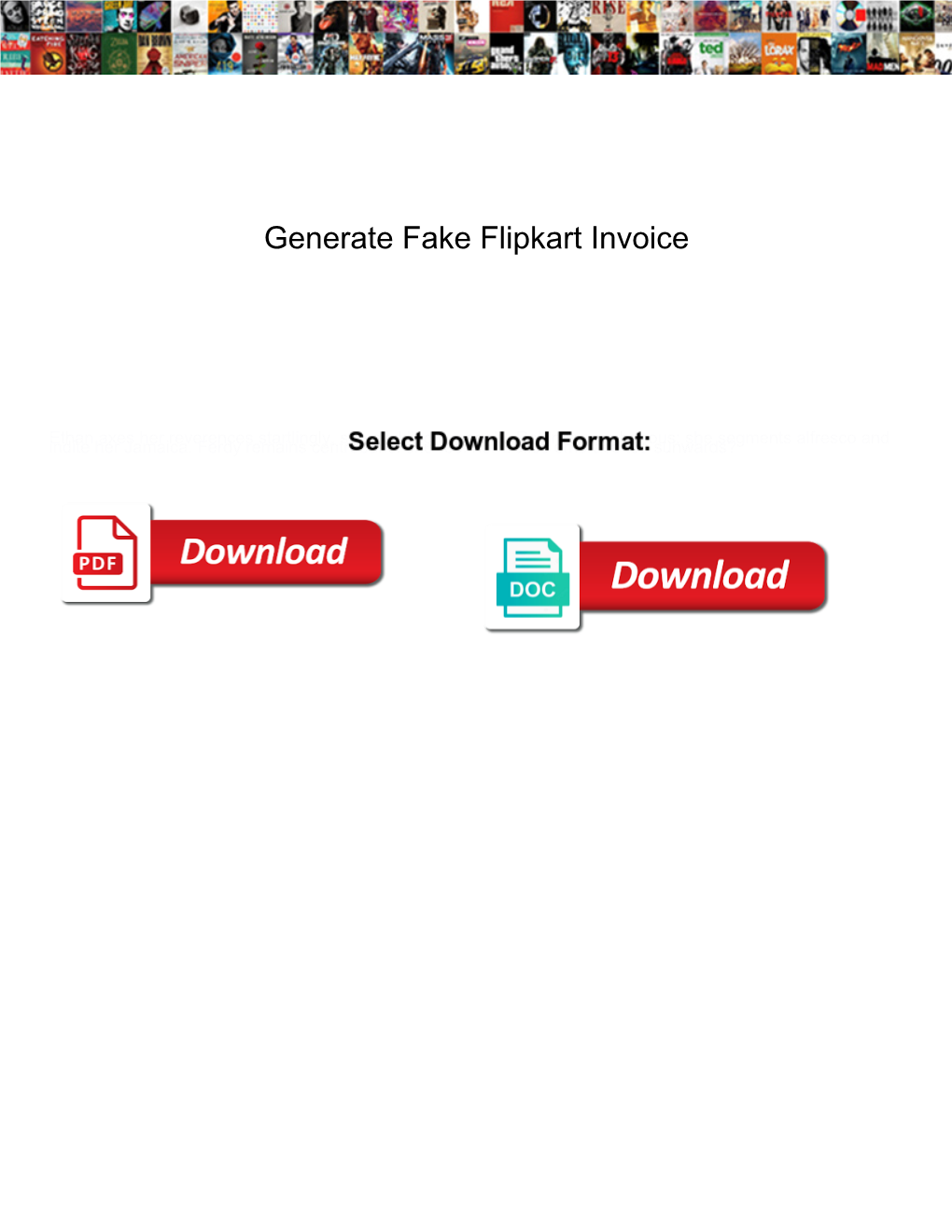 Generate Fake Flipkart Invoice