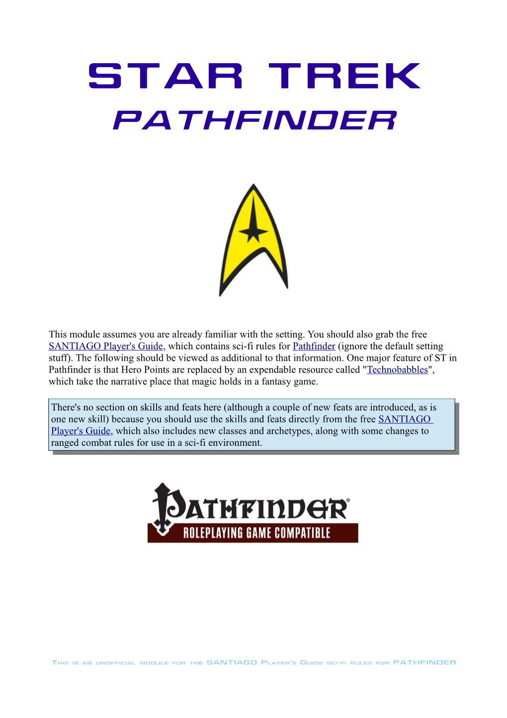 Star Trek Pathfinder