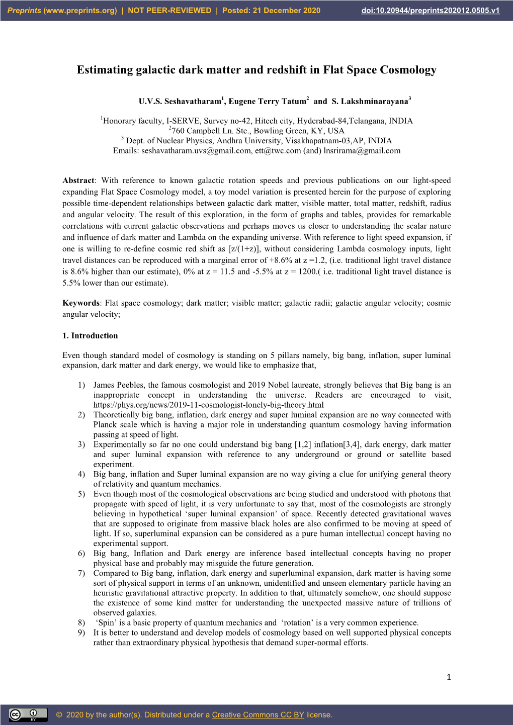 Estimating Galactic Dark Matter and Redshift in Flat Space Cosmology