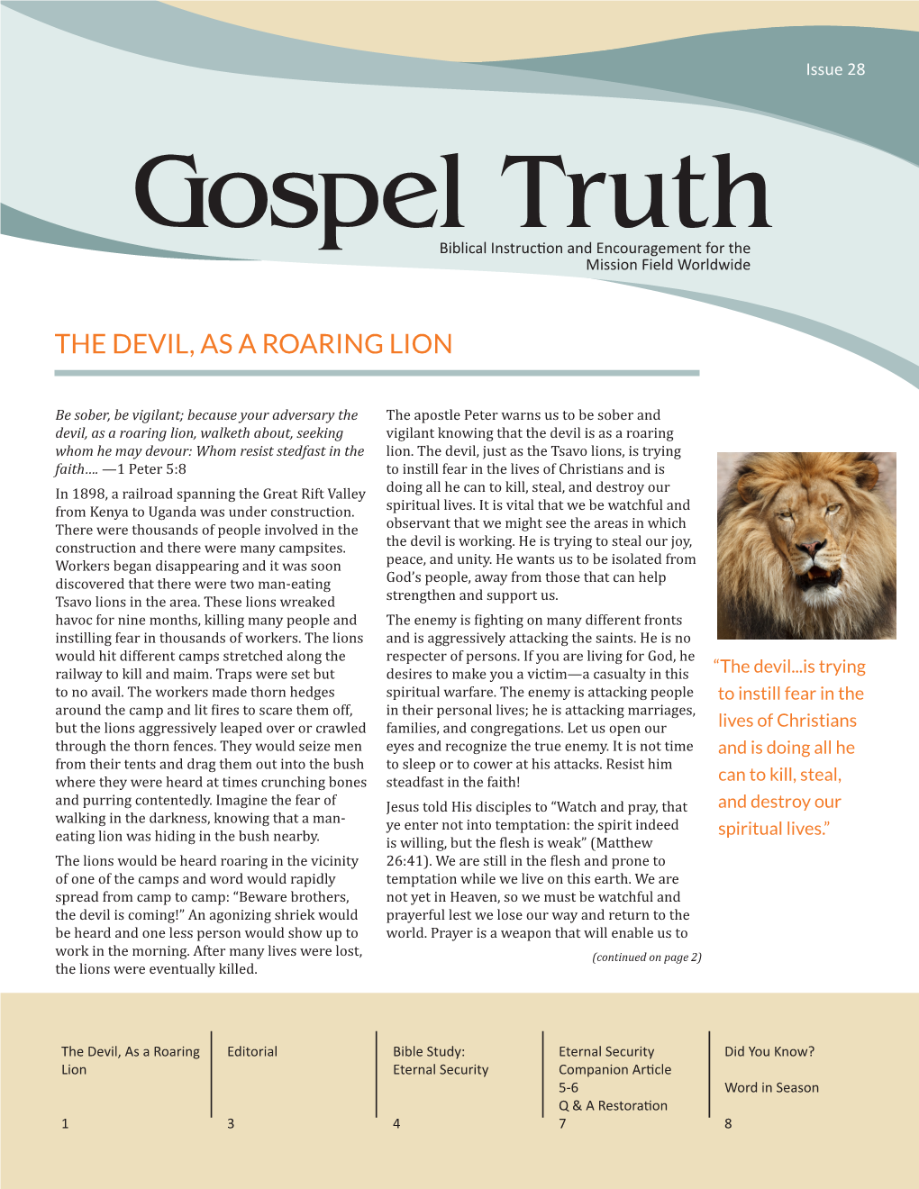 Gospel Truth 28: Eternal Security