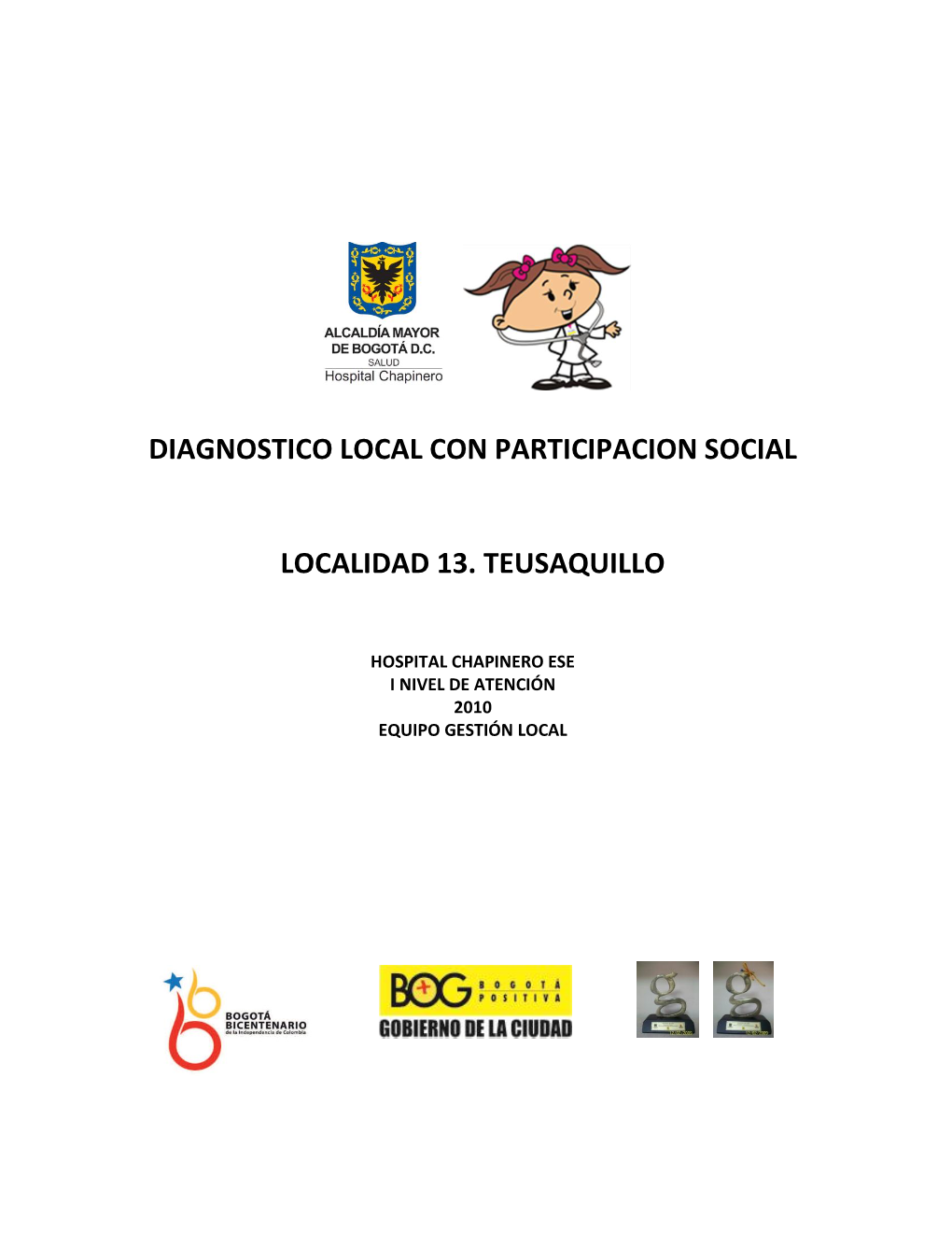 Diagnostico Local Con Participacion Social Localidad 13. Teusaquillo