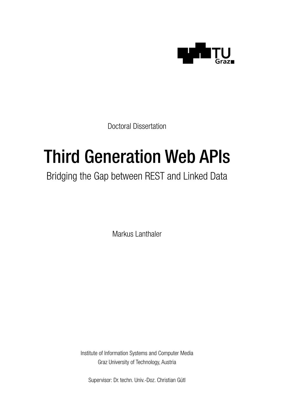 Third Generation Web Apis Bridging the Gap Between REST and Linked Data