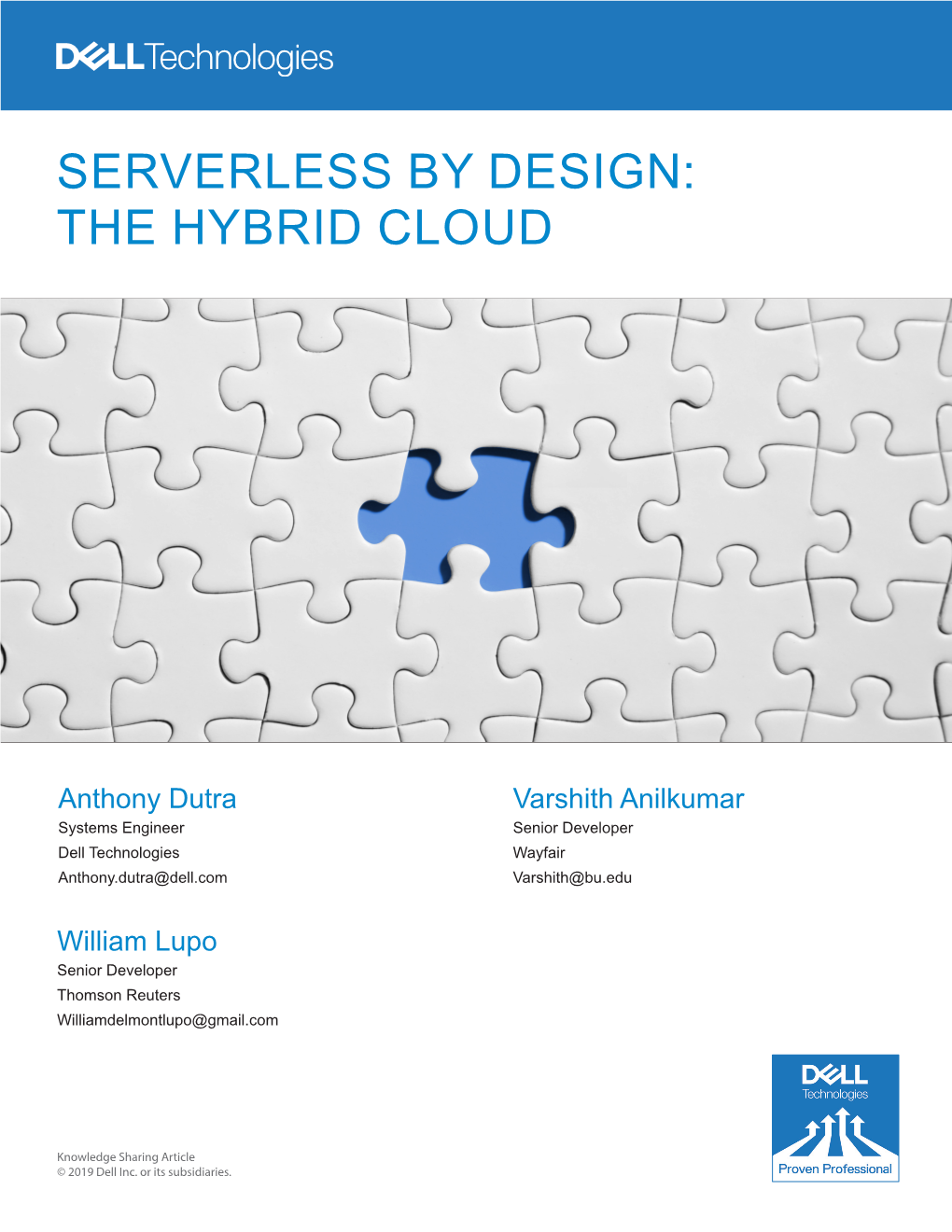 Serverless by Design: the Hybrid Cloud