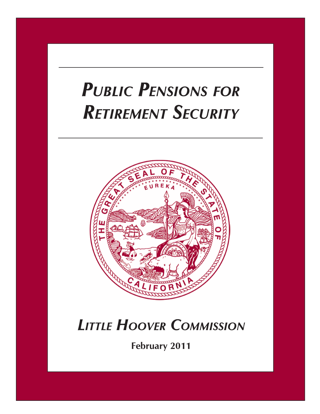 Public Pensions for Retirement Security