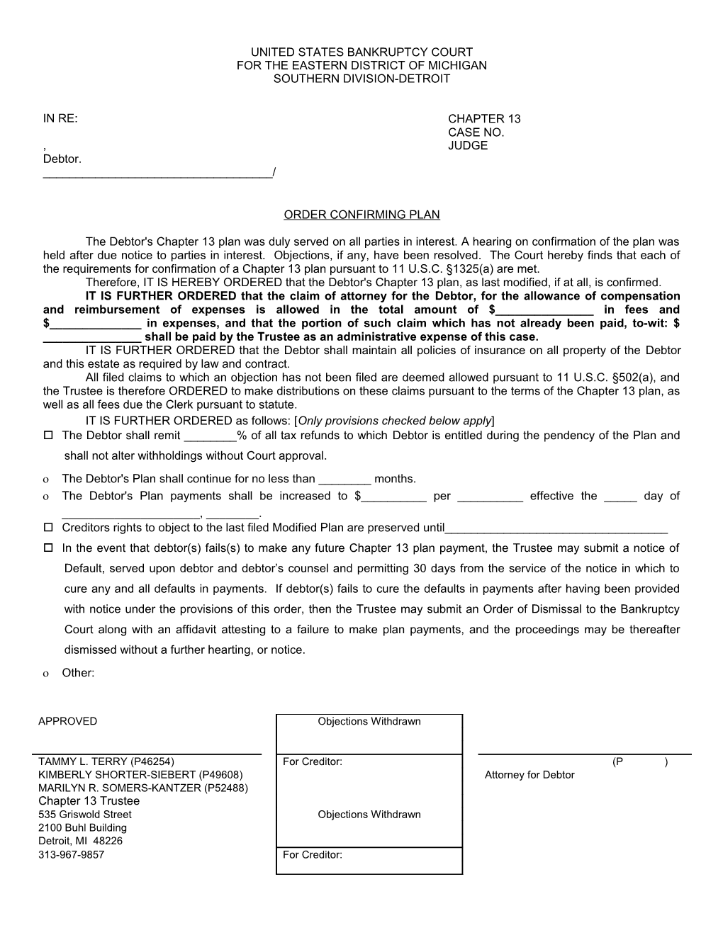 United States Bankruptcy Court s13