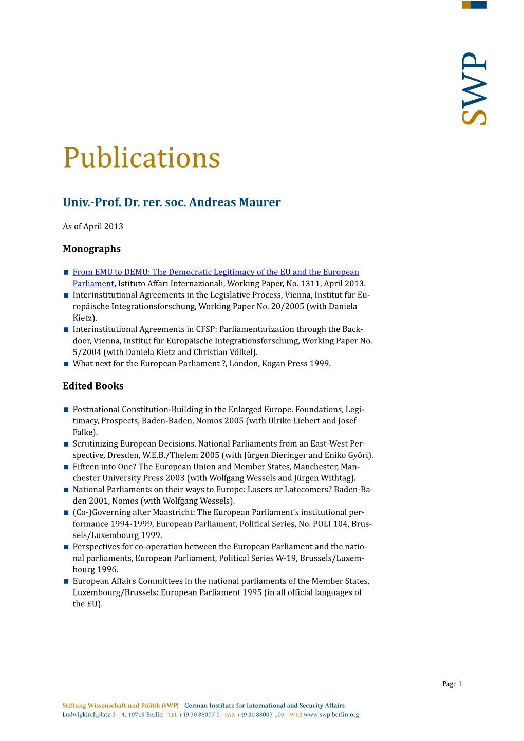 Publications (PDF)