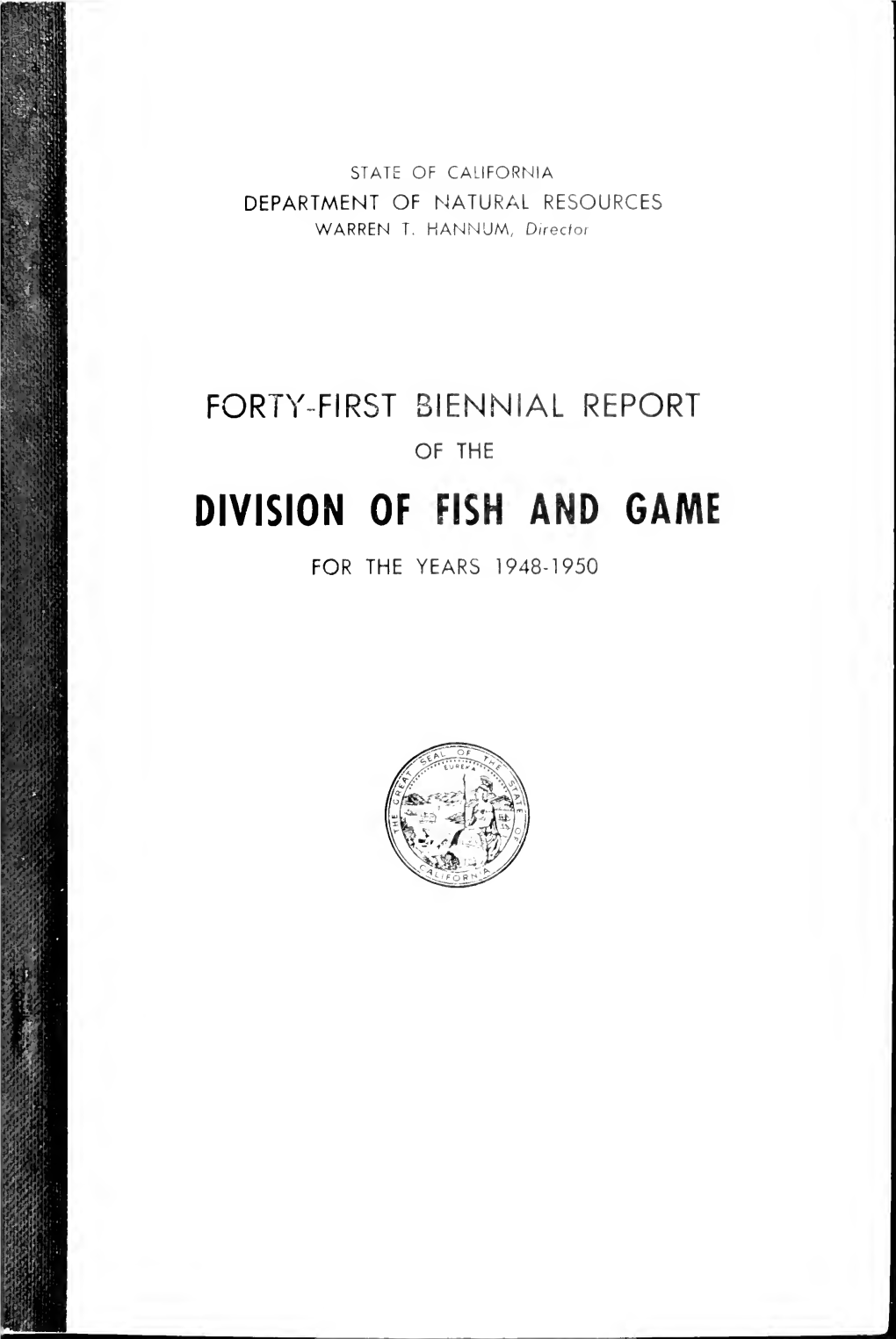 Division of Fish and Game