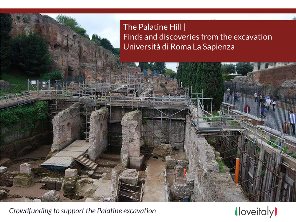 Discoveries and Finds from Palatine Excavation