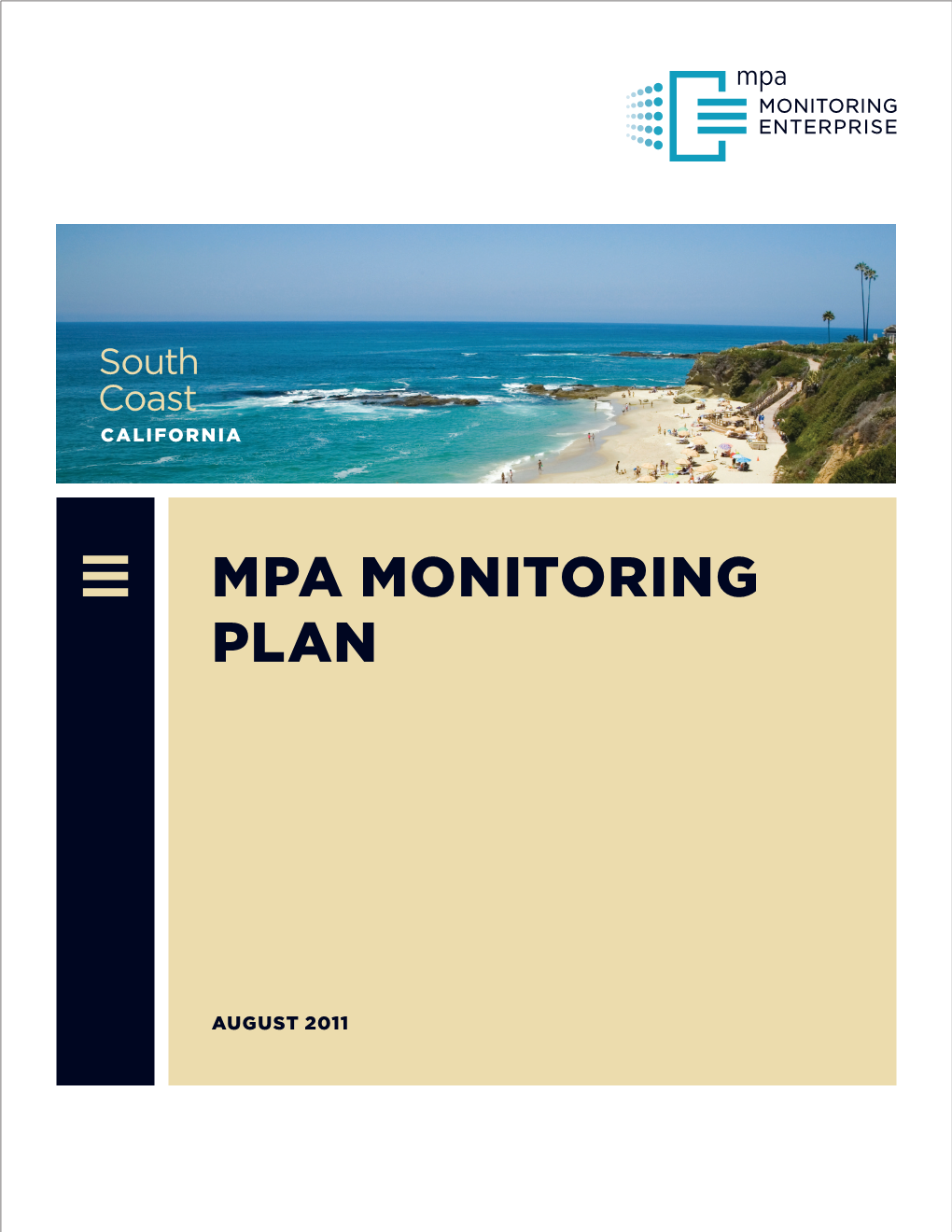South Coast MPA Monitoring Plan