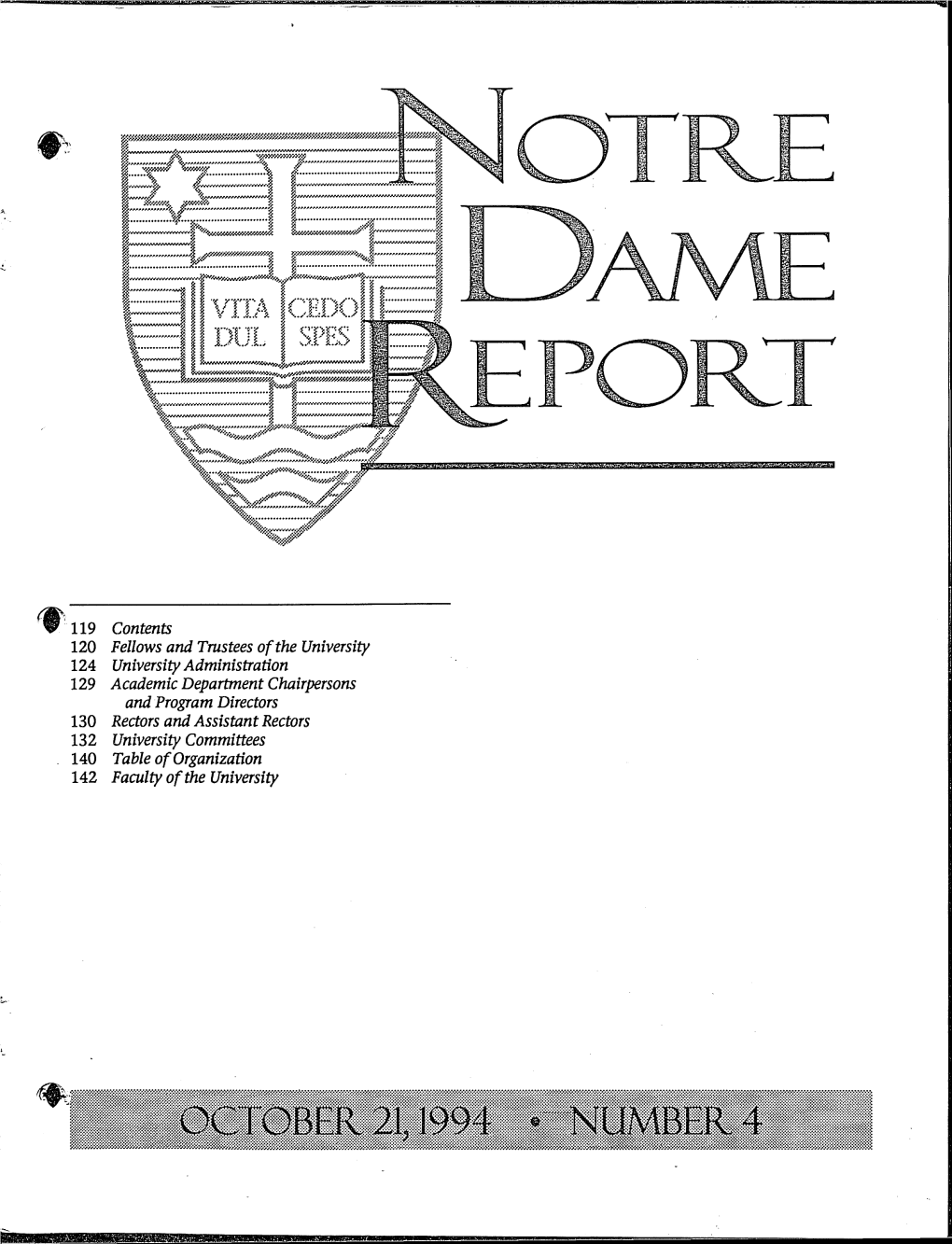 Notre Dame Report #6