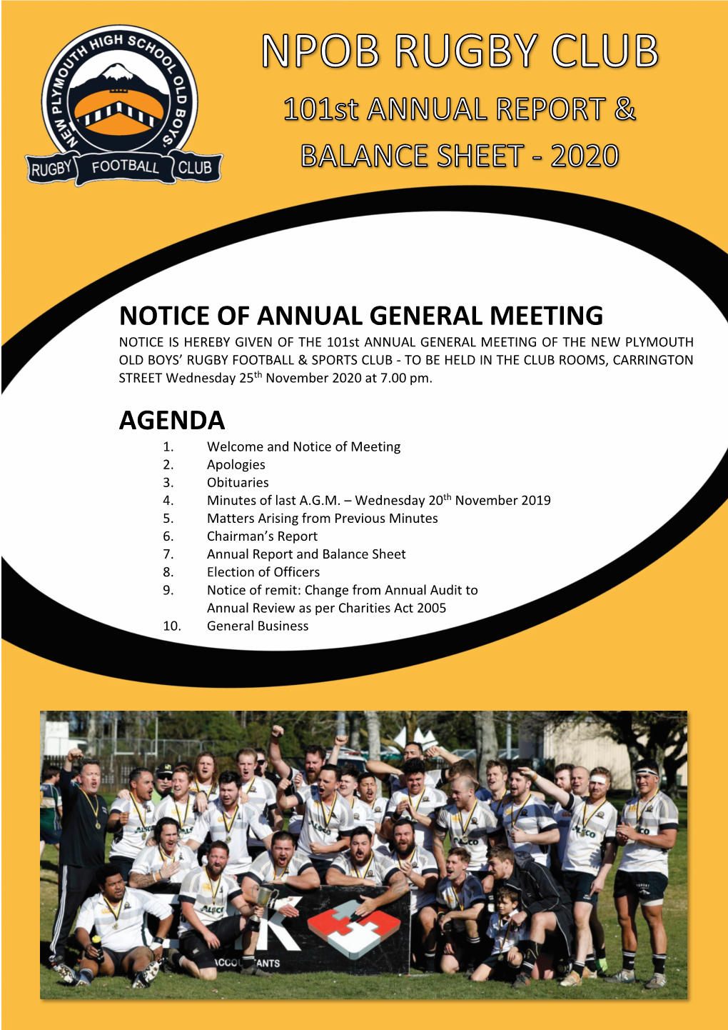 Notice of Annual General Meeting