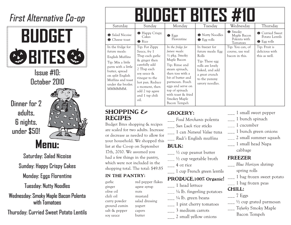 Budget Bites Budget Bites