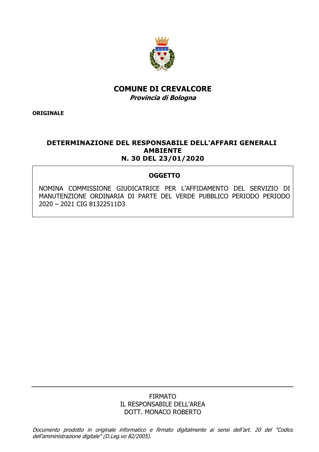 Comune Di Crevalcore |