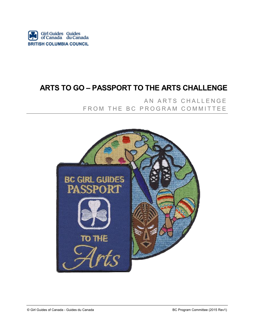 BC Passport to the Arts Challenge