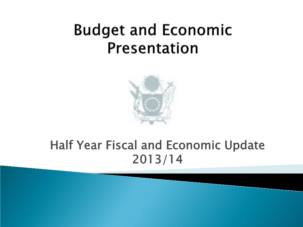 Half Year Fiscal and Economic Update 2013/14