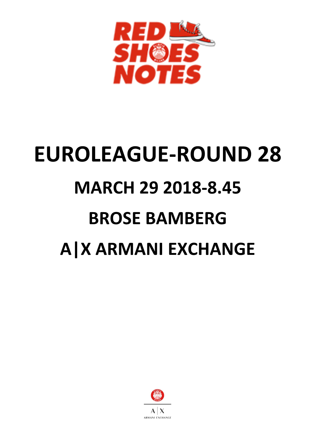 Bamberg-Milano Game Notes