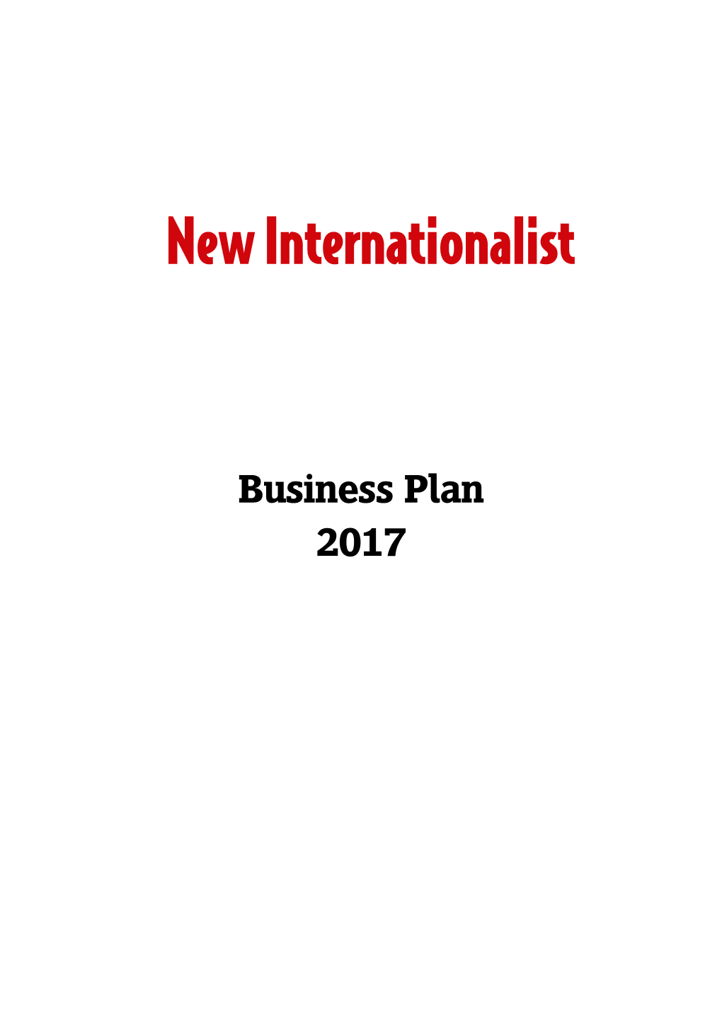 New Internationalist