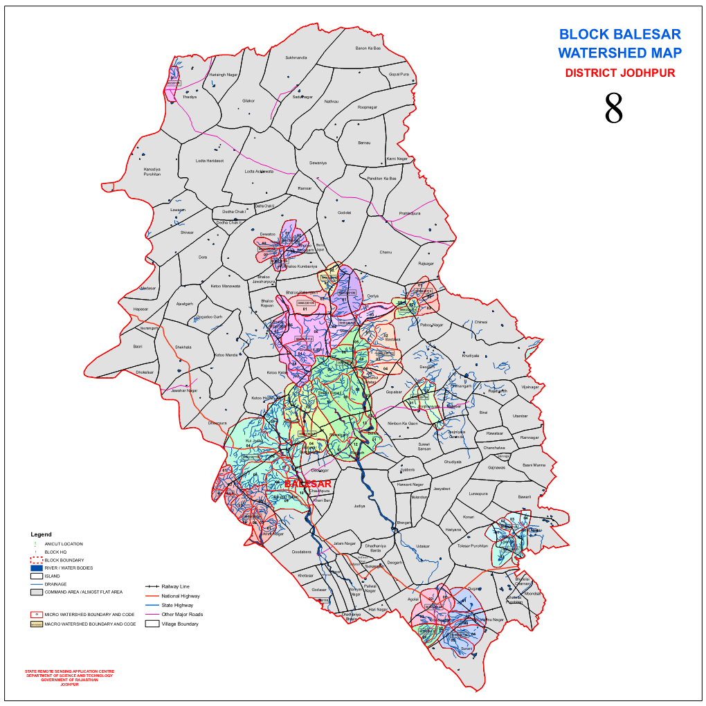 Watershed Map Block Balesar