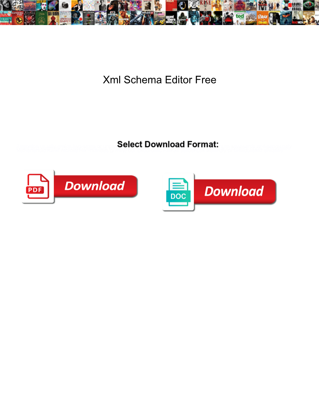 Xml Schema Editor Free