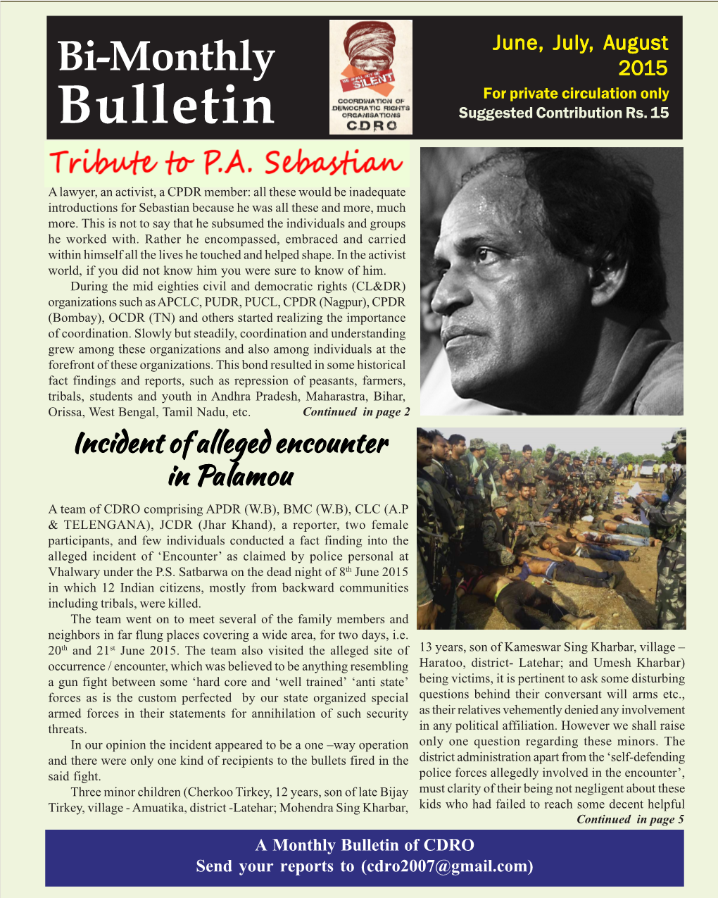 CDRO Bulletin