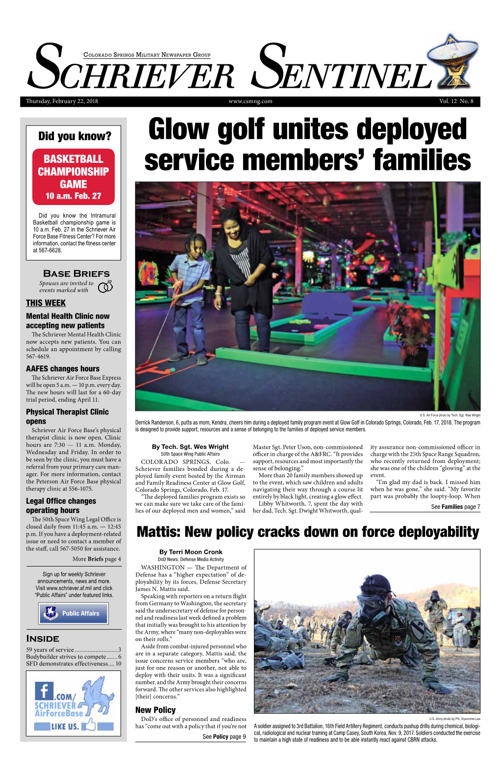 Glow Golf Unites Deployed Service Members' Families