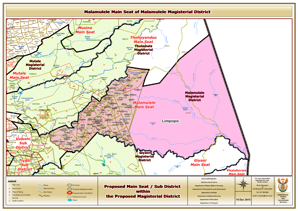 Malamulele Main Seat of Malamulele Magisterial District