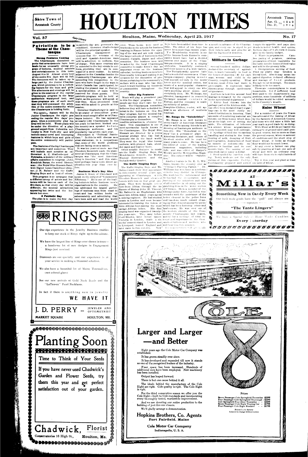 Houlton Times, April 25, 1917