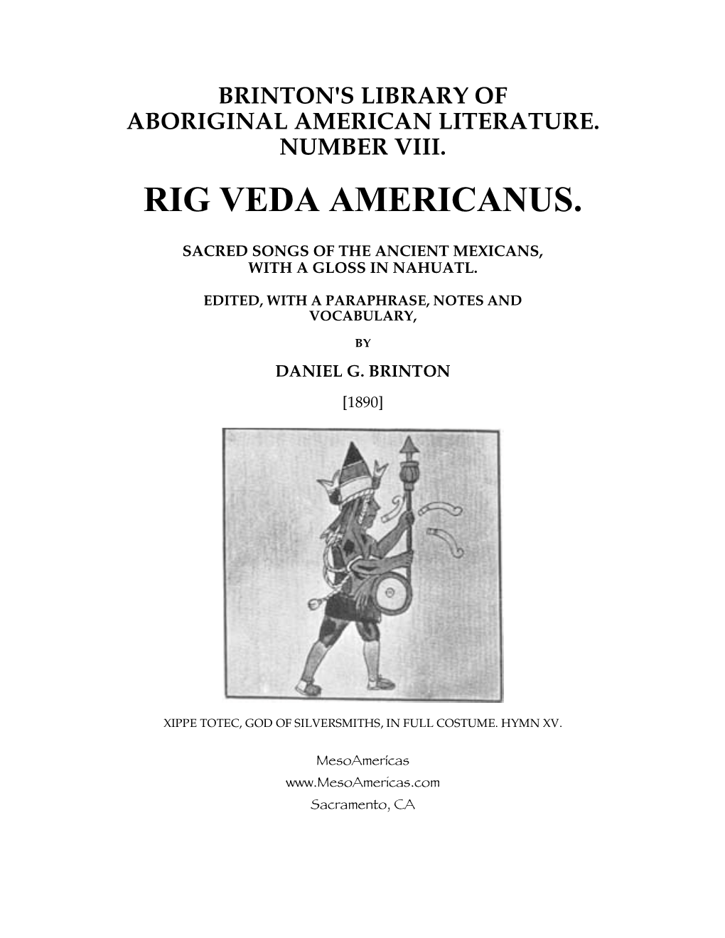 Rig Veda Americanus