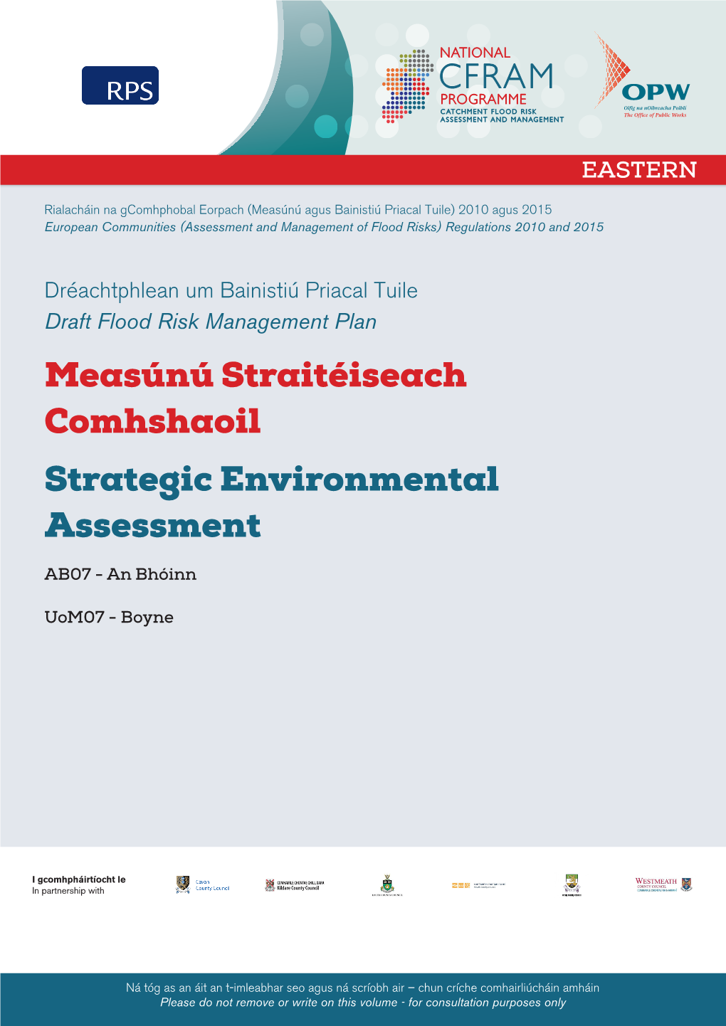 Measúnú Straitéiseach Comhshaoil Strategic Environmental Assessment