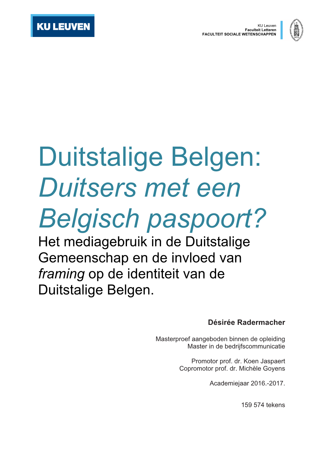 Duitstalige Belgen