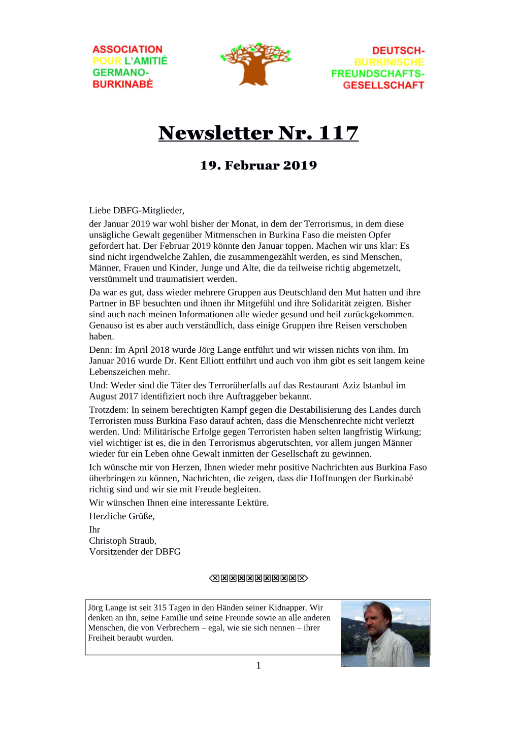 Newsletter Nr. 117