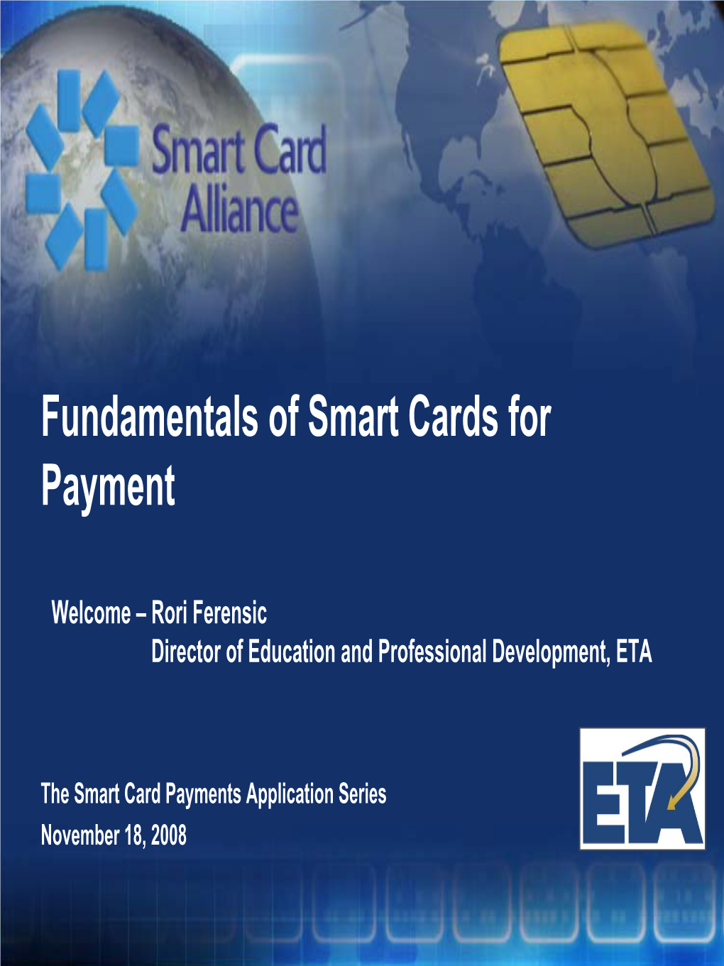 Fundamentals of Smart Cards for Payment