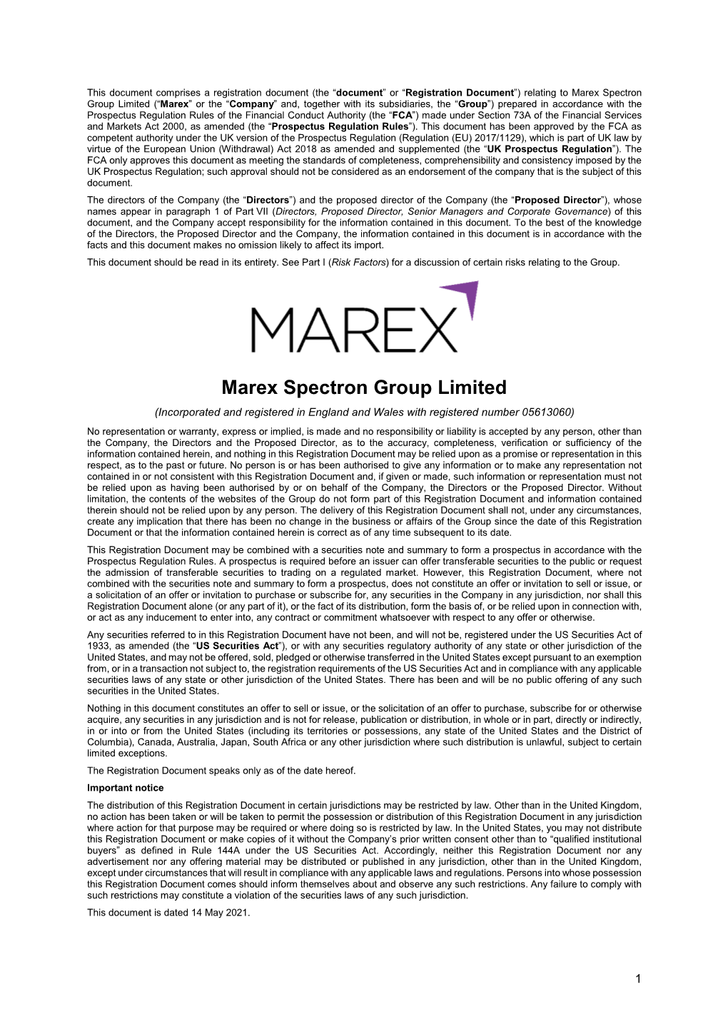 Marex Spectron Group Limited