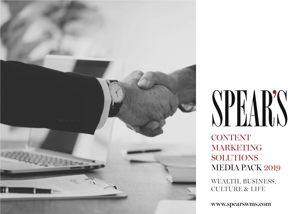 Content Marketing Solutions Media Pack 2019